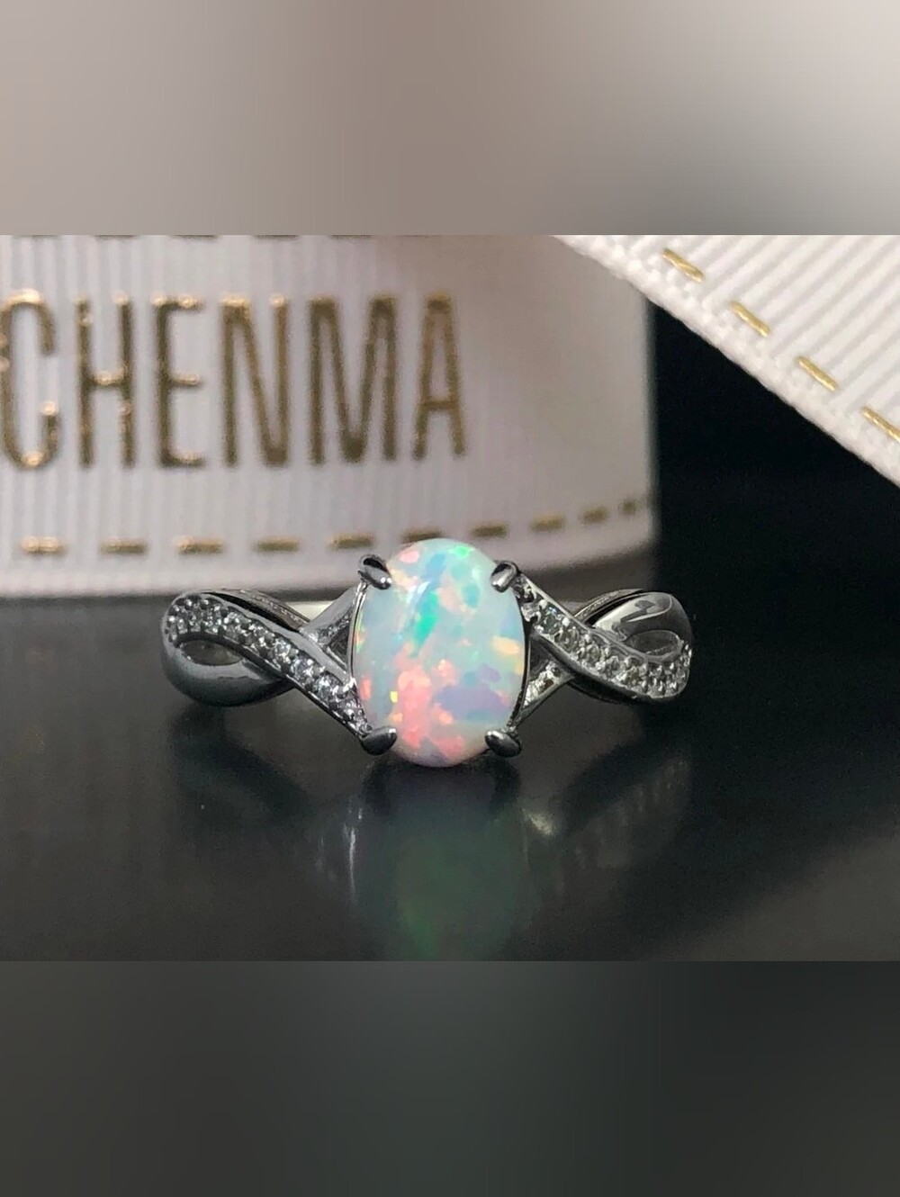 $8 Each Or Bundle 5/$20 Opal Solitaire Twist Ring